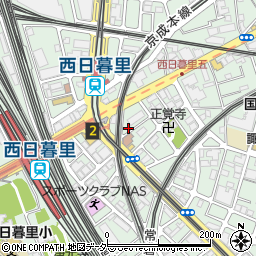 東京都荒川区西日暮里5丁目12-6周辺の地図
