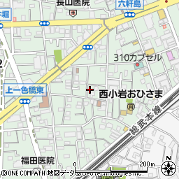 東京都江戸川区西小岩1丁目17-2周辺の地図
