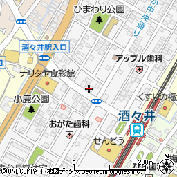 千葉銀行酒々井支店周辺の地図