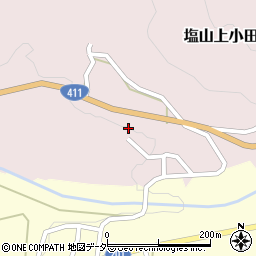 山梨県甲州市塩山上小田原221周辺の地図