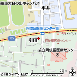 東京都あきる野市引田47-4周辺の地図