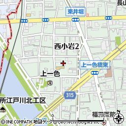 東京都江戸川区西小岩2丁目13-8周辺の地図