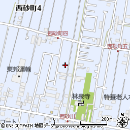 東京都立川市西砂町4丁目42周辺の地図