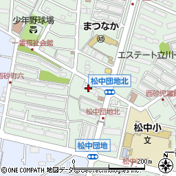 都営松中アパート１９号棟周辺の地図