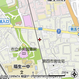 東京都福生市熊川1089周辺の地図