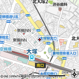 たんぽぽ　ハウス大塚店周辺の地図