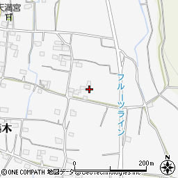 山梨県甲州市塩山藤木593-1周辺の地図