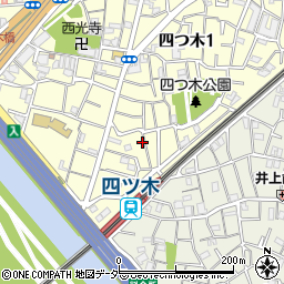 東京都葛飾区四つ木1丁目14-12周辺の地図