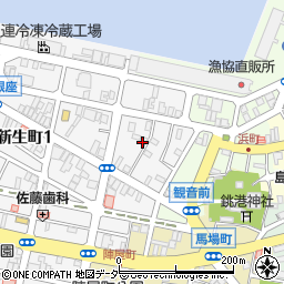 千葉県銚子市新生町1丁目42-9周辺の地図