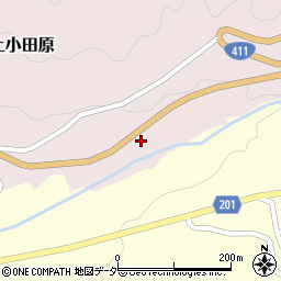 山梨県甲州市塩山上小田原214周辺の地図