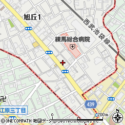 東京都練馬区旭丘1丁目19周辺の地図