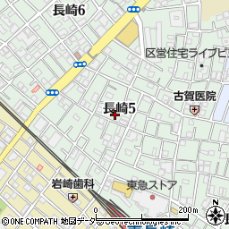 東京都豊島区長崎5丁目15周辺の地図