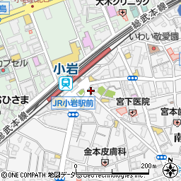くすりの福太郎小岩駅前店周辺の地図