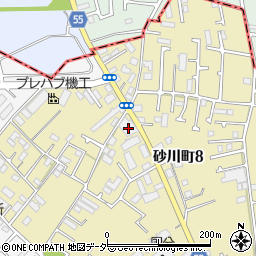 日本電磁測器第２工場周辺の地図