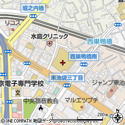 東京都豊島区東池袋2丁目51周辺の地図