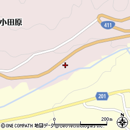 山梨県甲州市塩山上小田原137-1周辺の地図