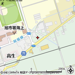 千葉県旭市蛇園789周辺の地図