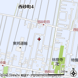 東京都立川市西砂町4丁目40周辺の地図
