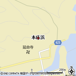 京都府与謝郡伊根町本庄浜周辺の地図
