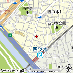 東京都葛飾区四つ木1丁目14-5周辺の地図