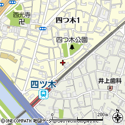 東京都葛飾区四つ木1丁目15-11周辺の地図