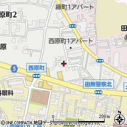 〒188-0004 東京都西東京市西原町の地図