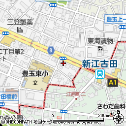 東京都練馬区豊玉北1丁目8-9周辺の地図