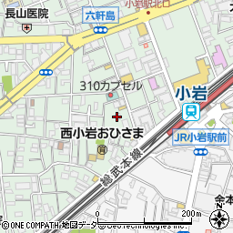 東京都江戸川区西小岩1丁目19-26周辺の地図