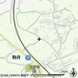 山梨県韮崎市藤井町駒井796周辺の地図