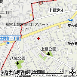 東京都中野区上鷺宮4丁目11周辺の地図