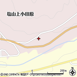 山梨県甲州市塩山上小田原108周辺の地図