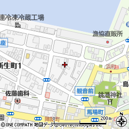 千葉県銚子市新生町1丁目42-8周辺の地図