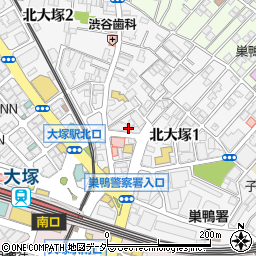 なの花薬局　大塚店周辺の地図