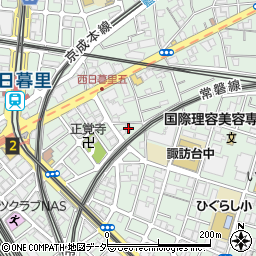 東京都荒川区西日暮里5丁目4-8周辺の地図