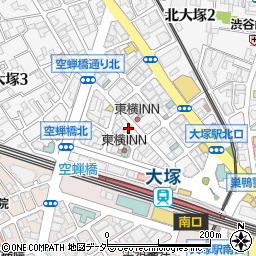 大塚Cafe ANANA周辺の地図