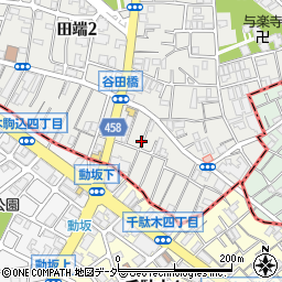 田端1丁目古簱邸[akippa]駐車場周辺の地図