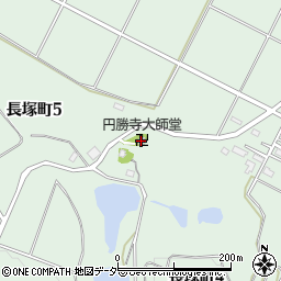 円勝寺大師堂周辺の地図