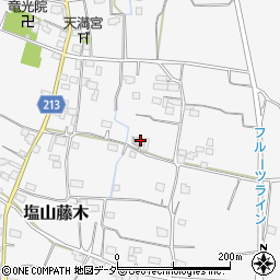 山梨県甲州市塩山藤木2141周辺の地図