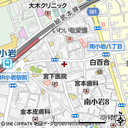 小岩駅前郵便局 ＡＴＭ周辺の地図