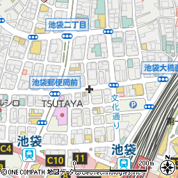 トキワ通り周辺の地図
