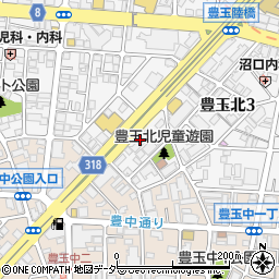 カースタレンタカー練馬豊玉陸橋店周辺の地図