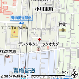 東京都小平市小川東町周辺の地図