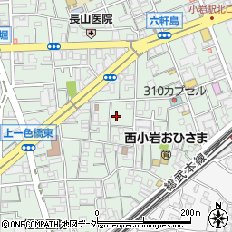 東京都江戸川区西小岩1丁目17-4周辺の地図