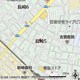 東京都豊島区長崎5丁目周辺の地図