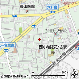 東京都江戸川区西小岩1丁目17-12周辺の地図