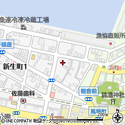 千葉県銚子市新生町1丁目42-2周辺の地図