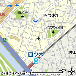 東京都葛飾区四つ木1丁目13-7周辺の地図