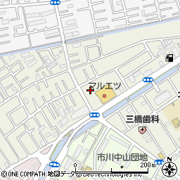 マルエツ東菅野店駐車場周辺の地図