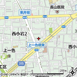 東京都江戸川区西小岩2丁目16周辺の地図