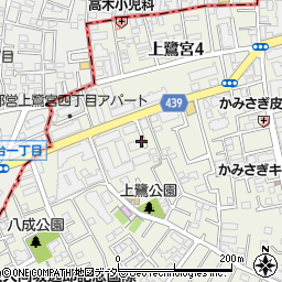 東京都中野区上鷺宮4丁目10周辺の地図